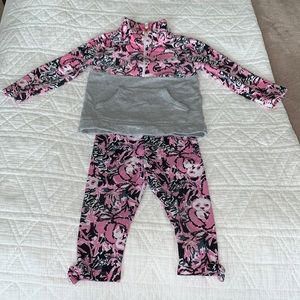 Lilly Pulitzer Asher Popover and capri leggings